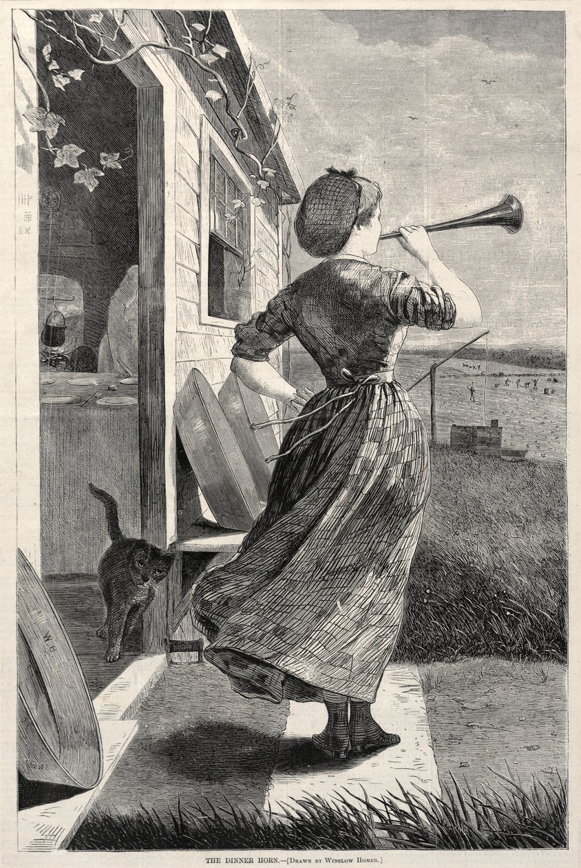 Middagshornet, 1870. av Winslow Homer