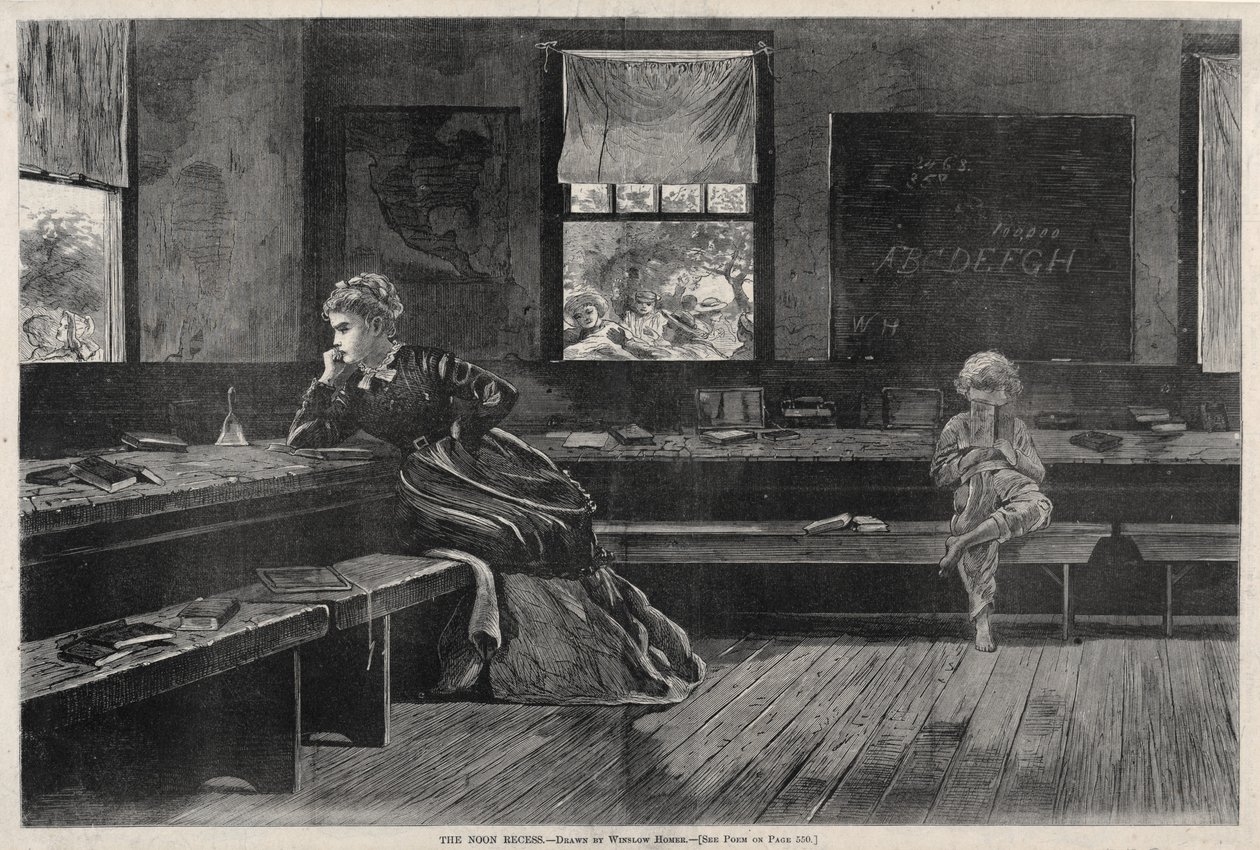 Middagsferien, 1873. av Winslow Homer