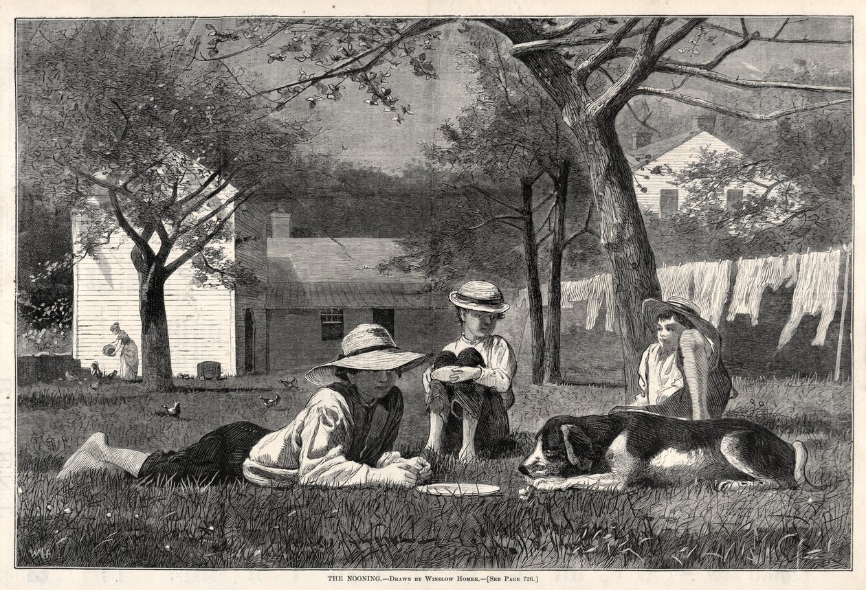 Middagen, 1873. av Winslow Homer
