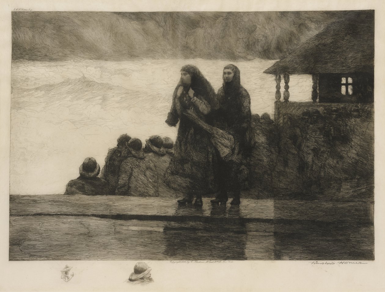Havets farer, 1888 av Winslow Homer