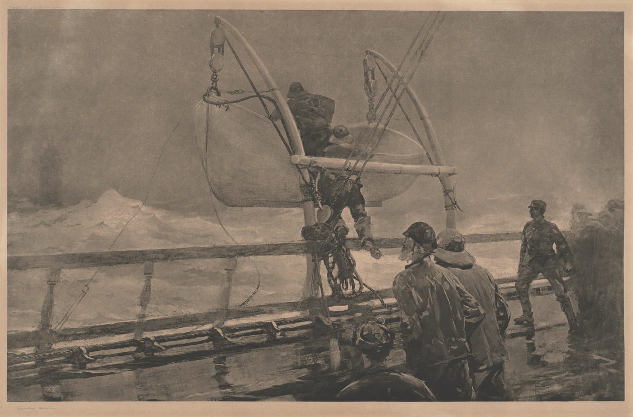 Nødsignalet, 1891. av Winslow Homer