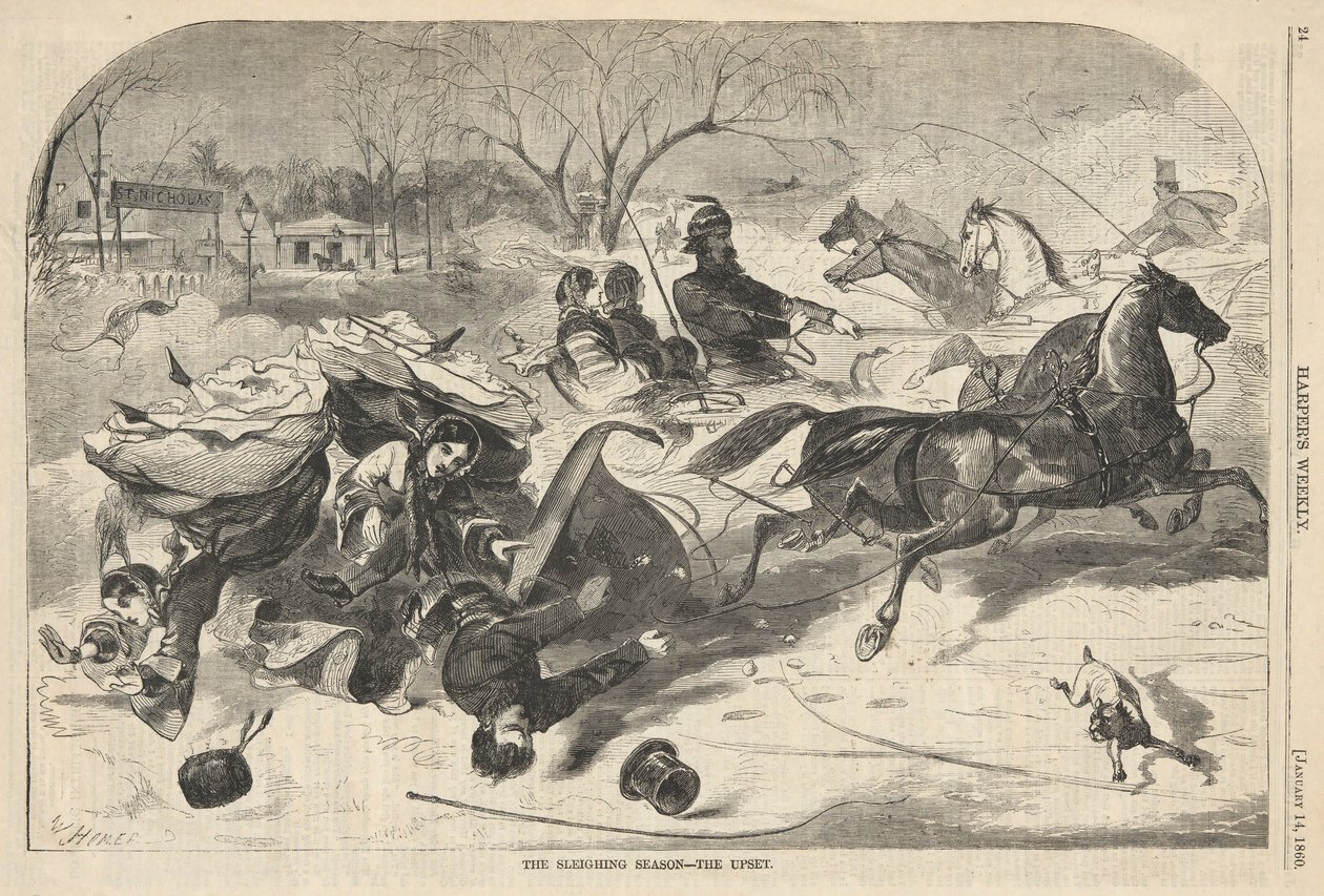 Sledesesongen av Winslow Homer
