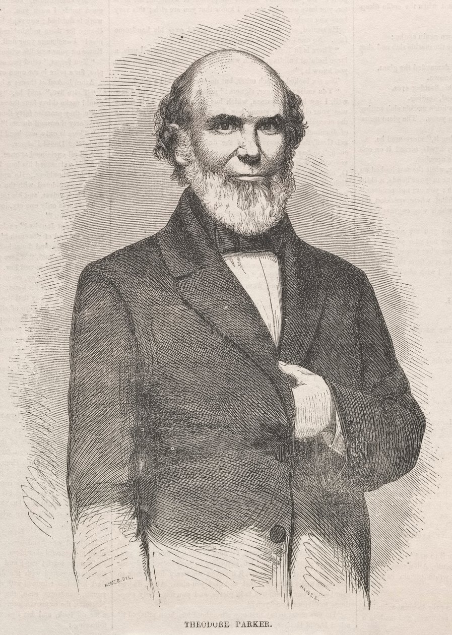 Theodore Parker, 1858. av Winslow Homer