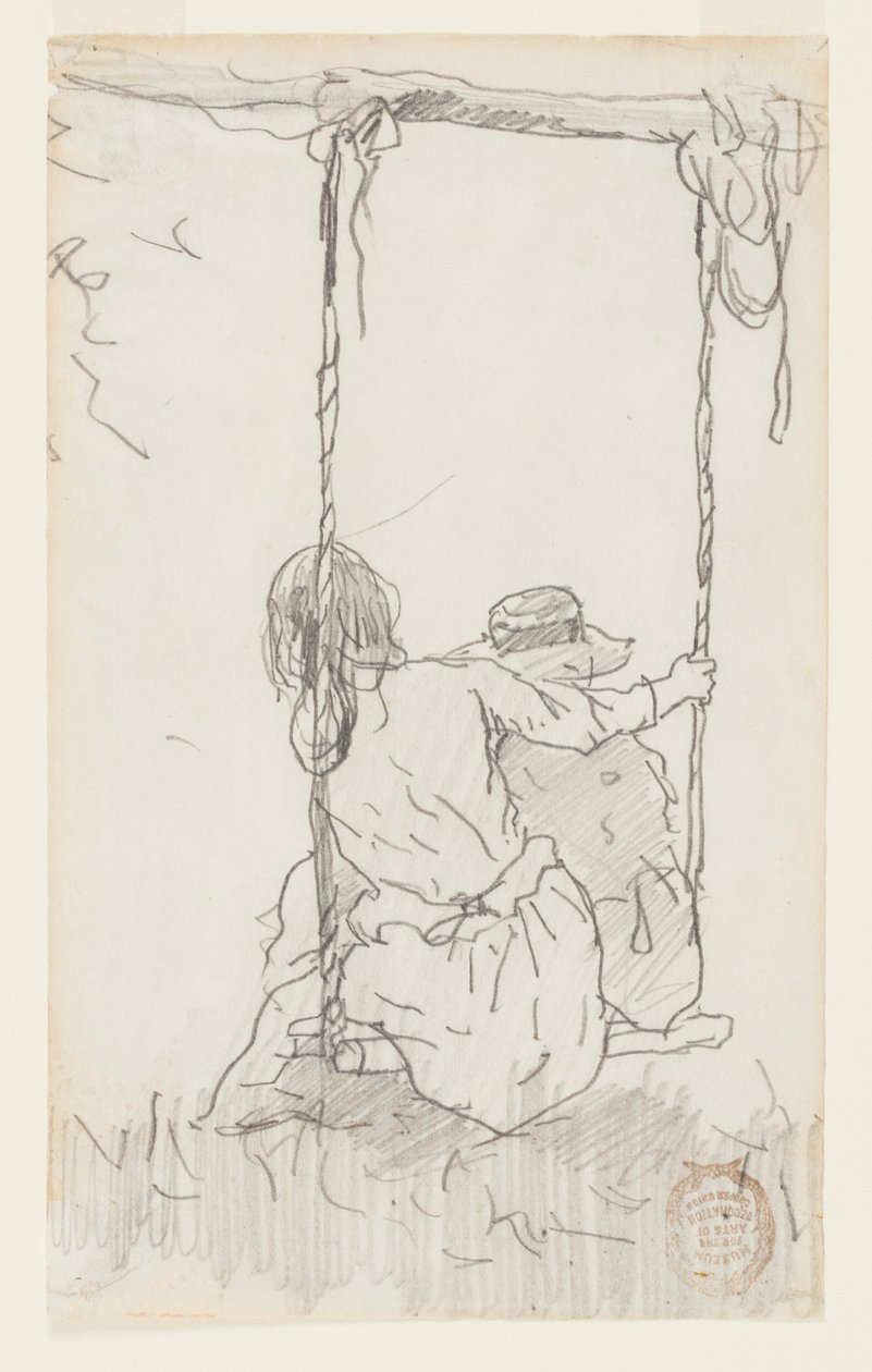 To jenter på huske av Winslow Homer