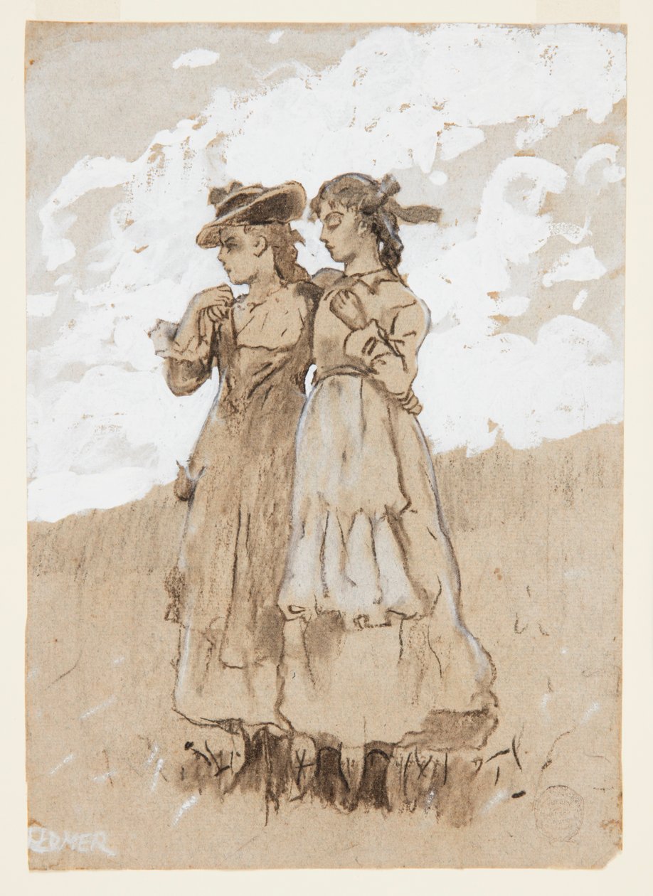 To unge jenter av Winslow Homer