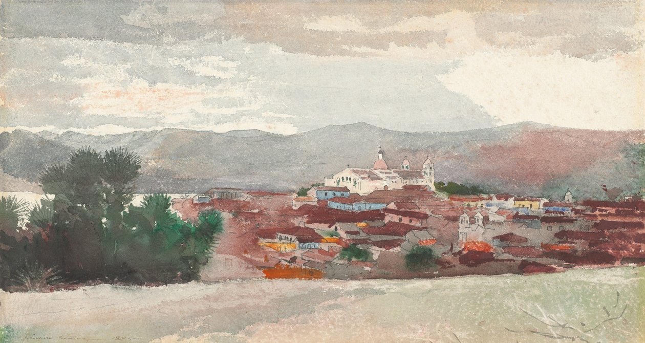 Utsikt over Santiago de Cuba, 1885. av Winslow Homer