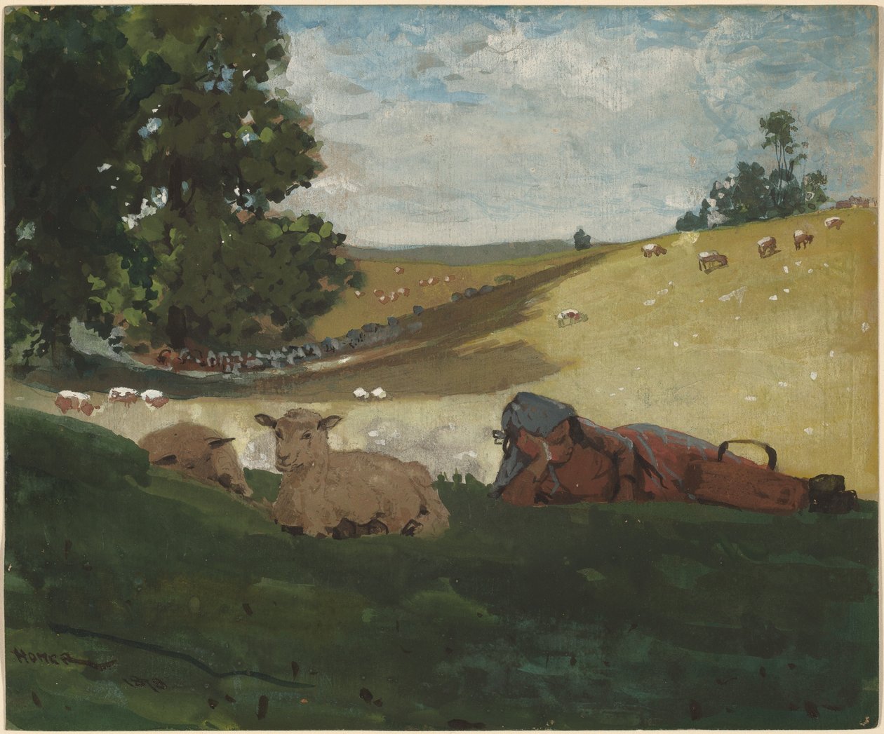 Varm ettermiddag av Winslow Homer