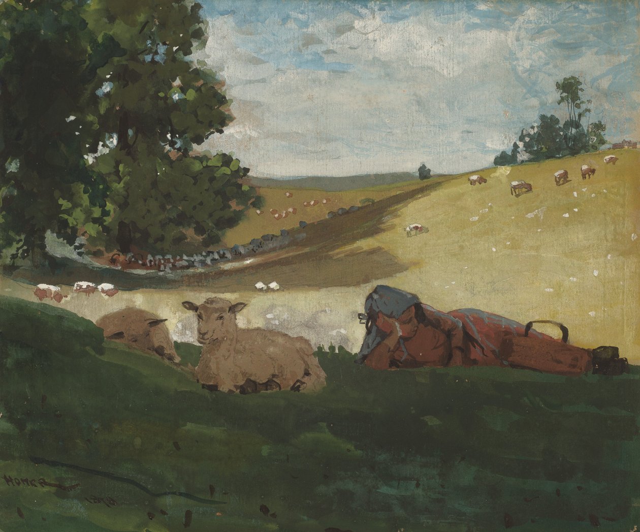 Varm ettermiddag, 1878. av Winslow Homer