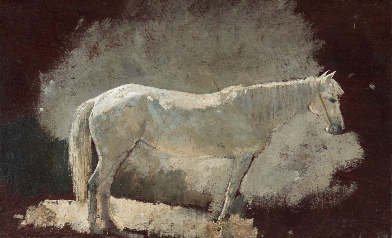 White Mare, ca. 1868. av Winslow Homer