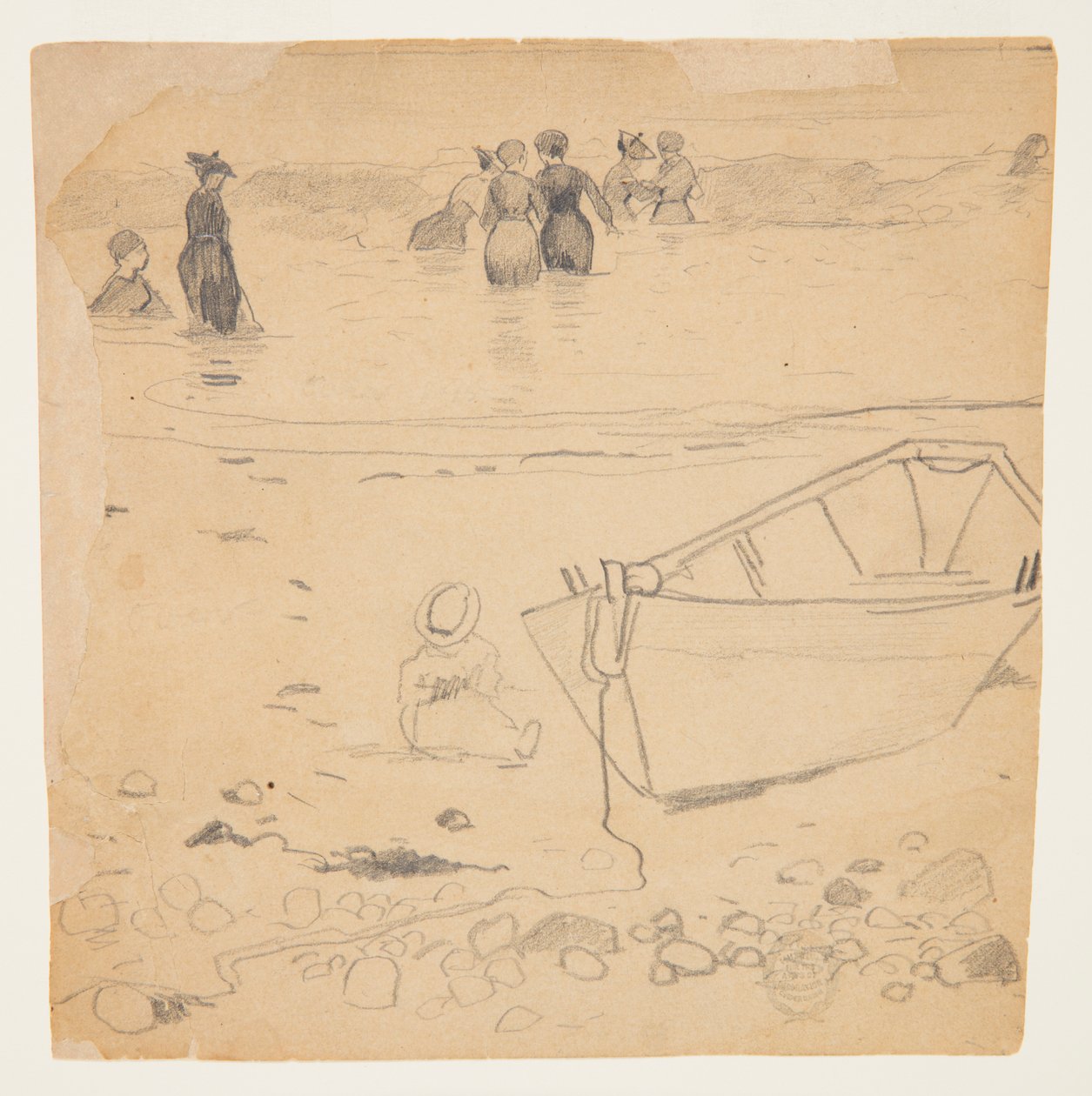 Kvinner surfebading av Winslow Homer