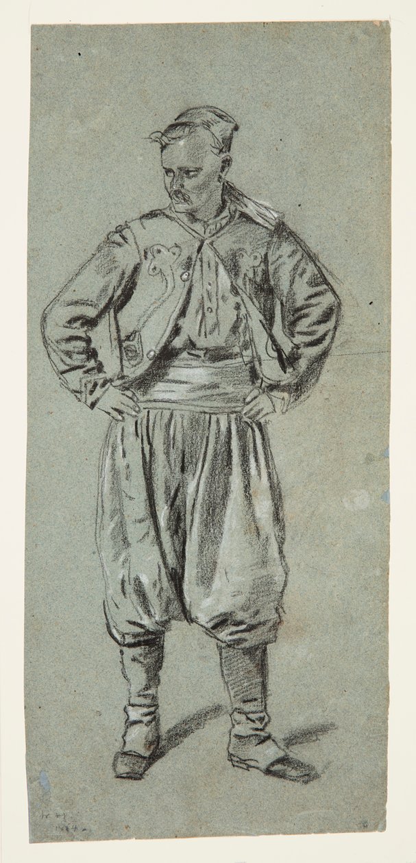 Zouave av Winslow Homer