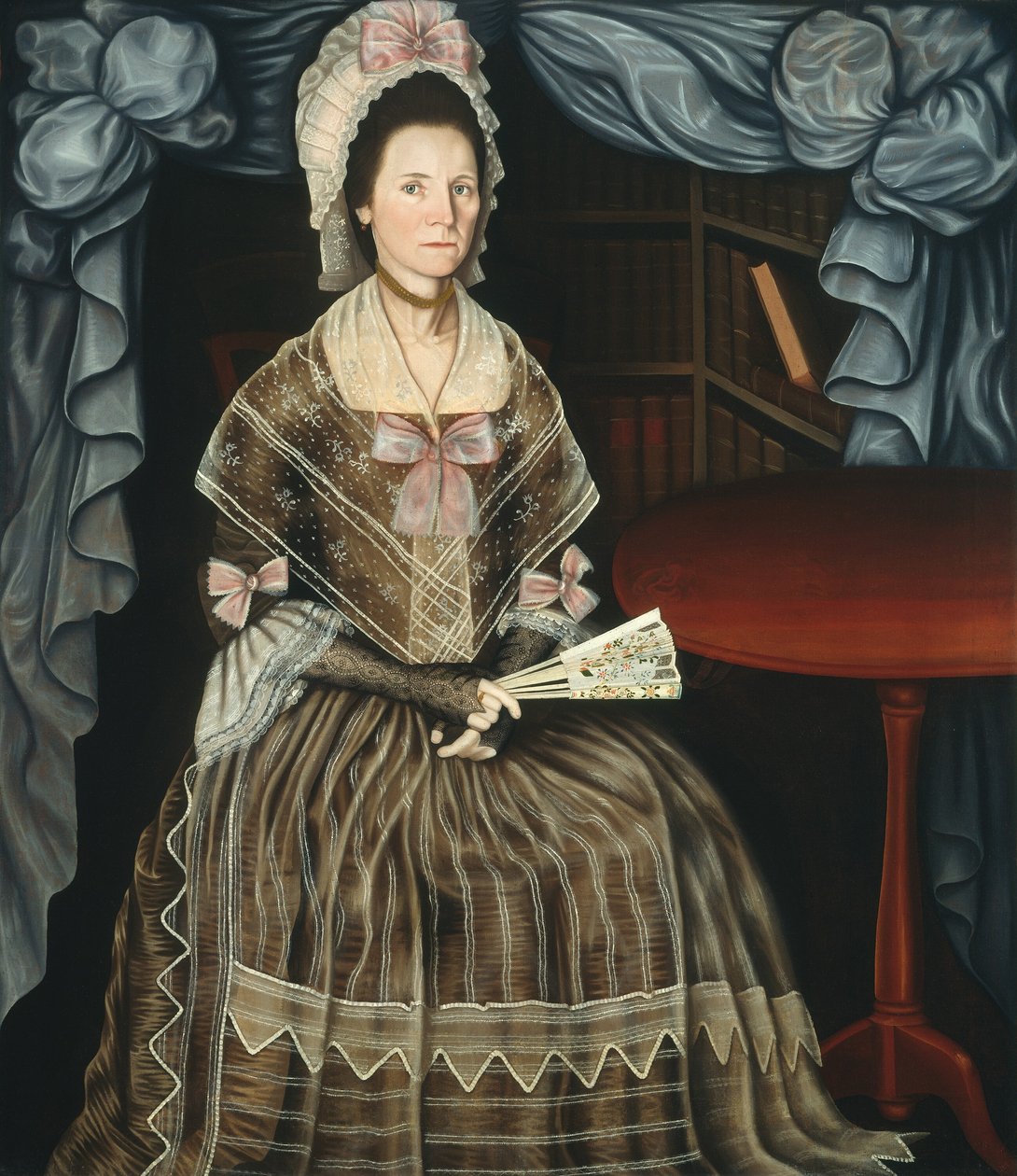 Mrs. Samuel Chandler, ca. 1780. av Winthrop Chandler