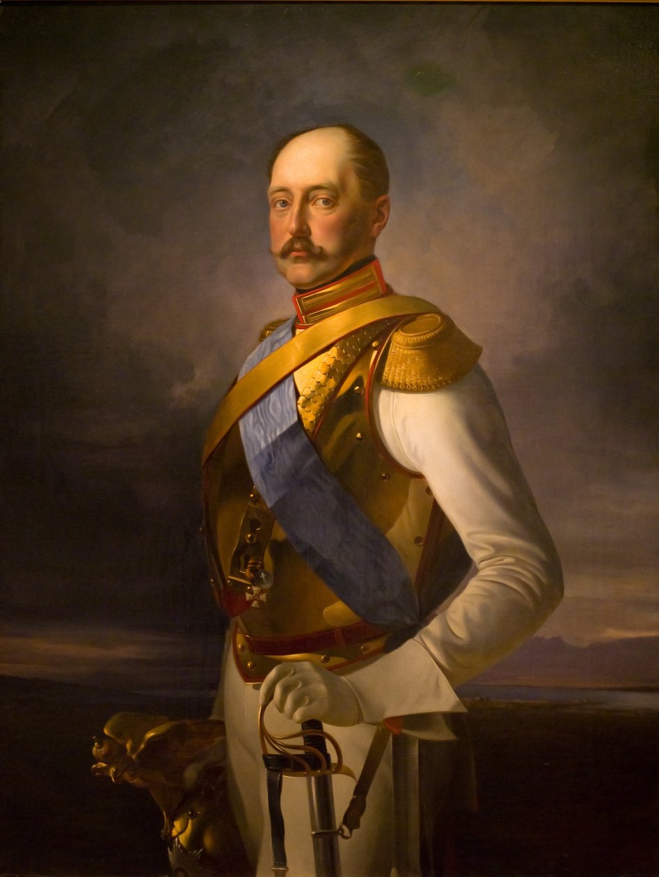 Portrett av keiseren Nicholas I av Wladimir Swertschkoff