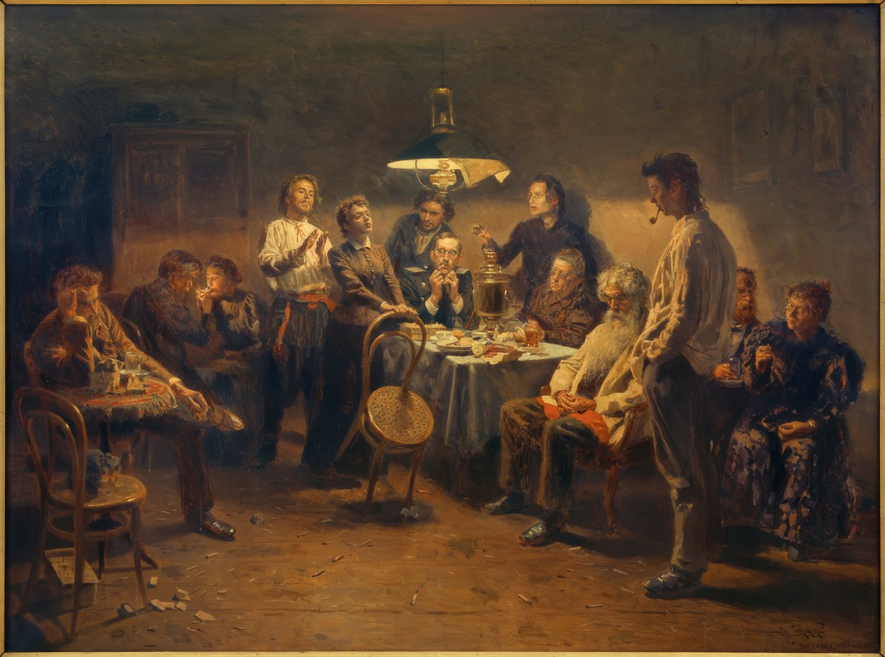 Kveldsfest av Wladimir Jegorowitsch Makowski