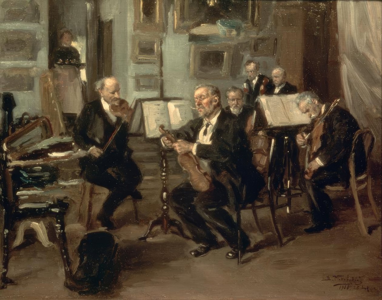 Musiker av Wladimir Jegorowitsch Makowski