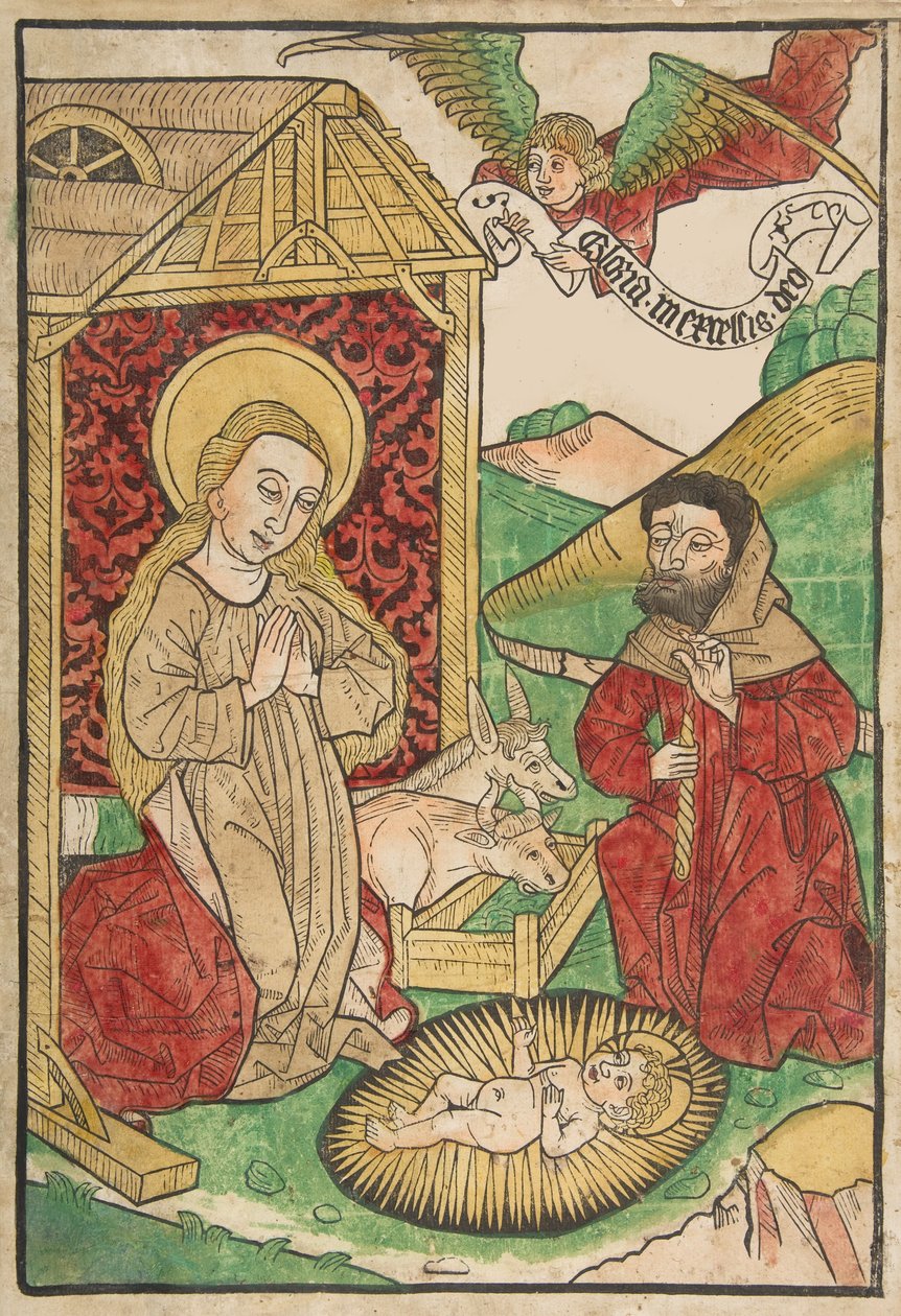 Fødselen, ca. 1470. av Wolfgang