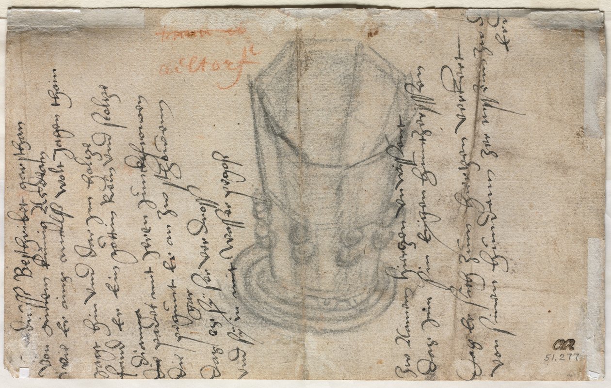 Åttesidig kopp verso, 1513. av Wolfgang Huber