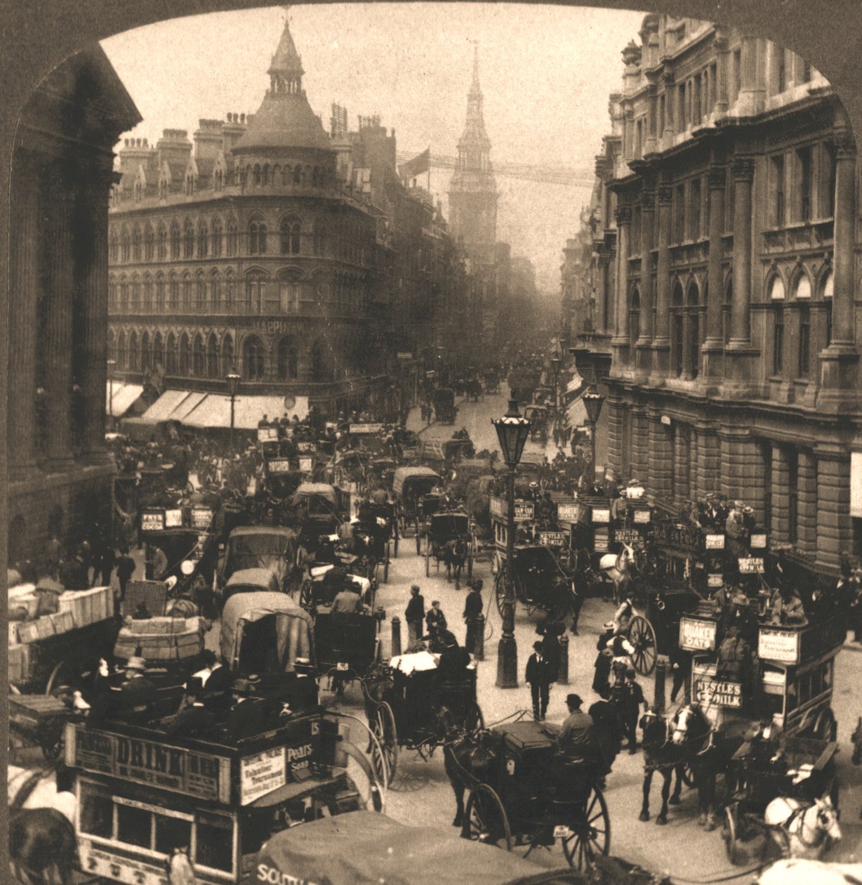 Cheapside, London, 1896. av Works and Sun Sculpture Studios