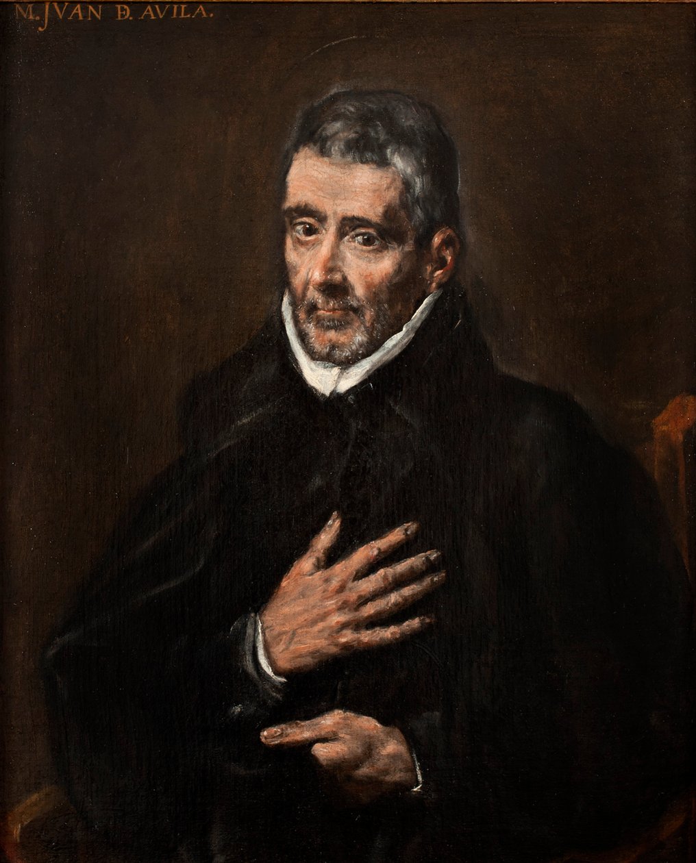 Portrett av Juan de Ávila av Workshop of El Greco