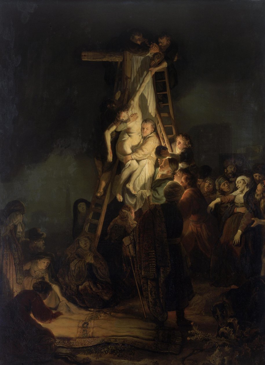 Kreuzabnahme av Workshop of Rembrandt