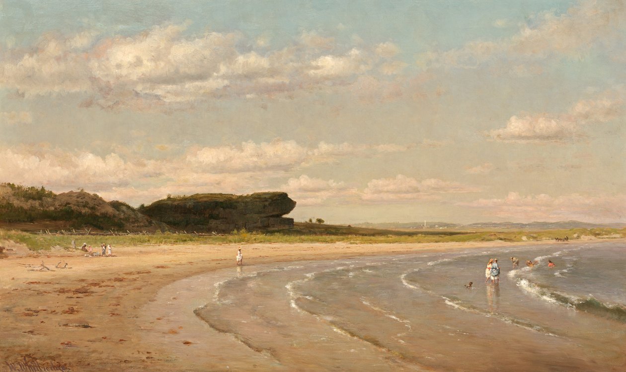 Second Beach, Newport, ca. 18781880. av Worthington Whittredge