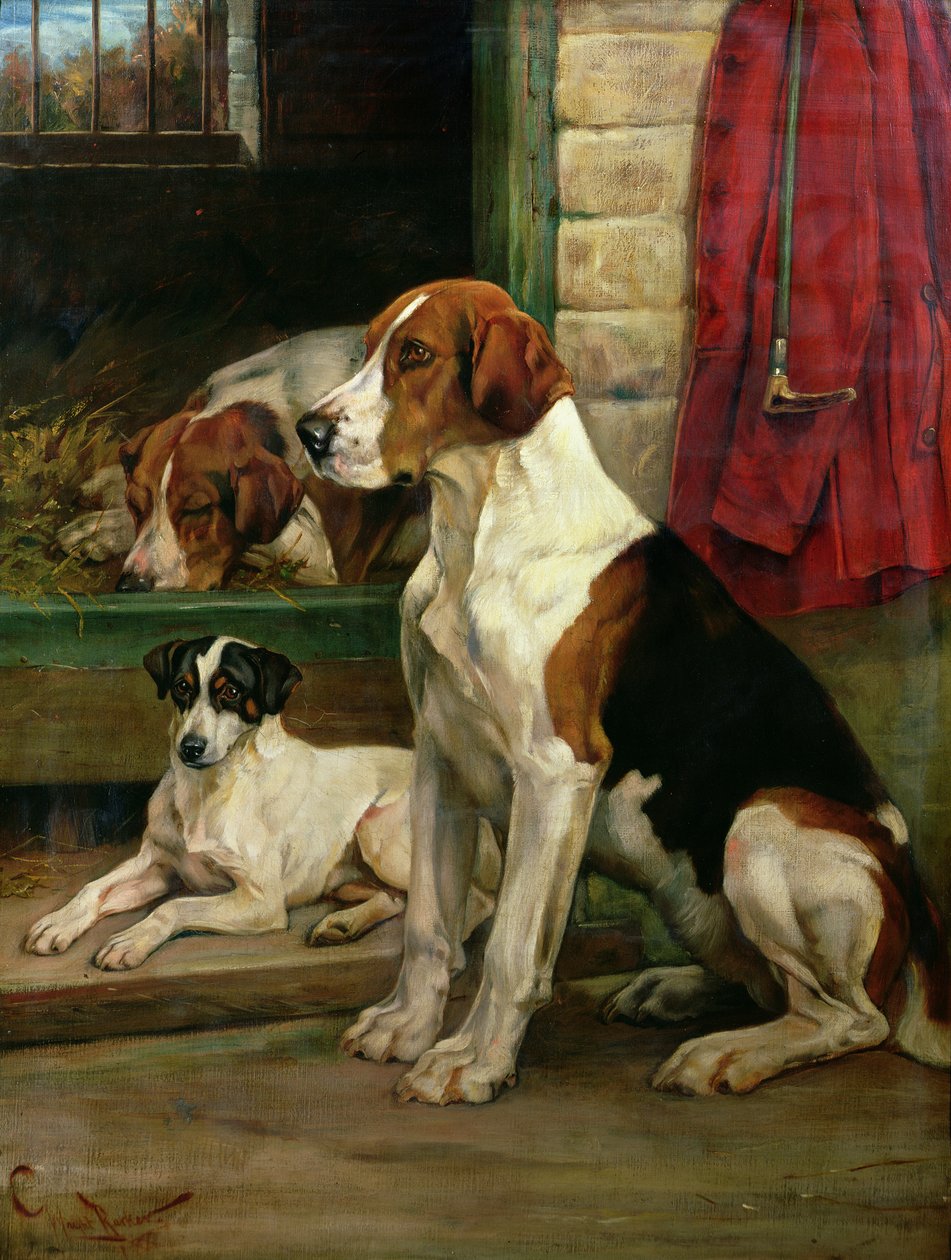 Ved kennelene av Wright Barker
