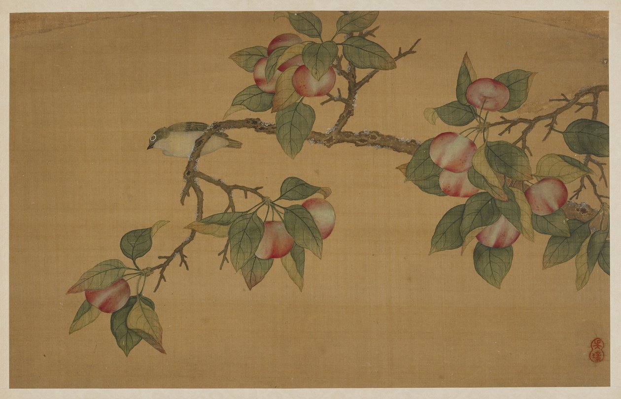 Fugl og frukt av Wu Zhang