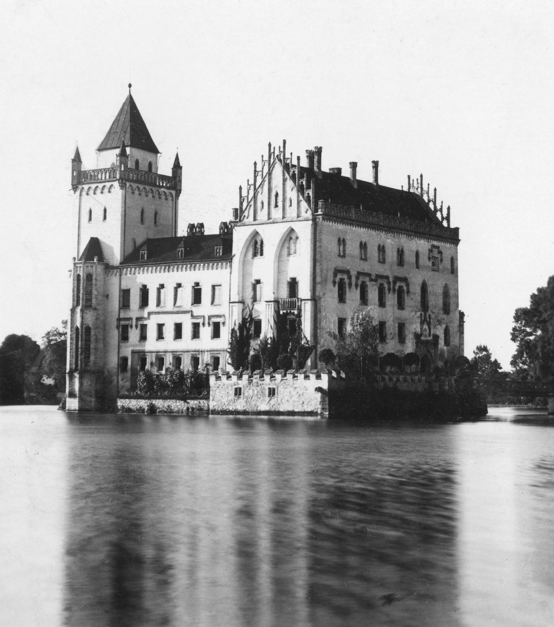 Anif Castle, Salzburg, Østerrike, ca 1900-tallet. av Wurthle and Sons
