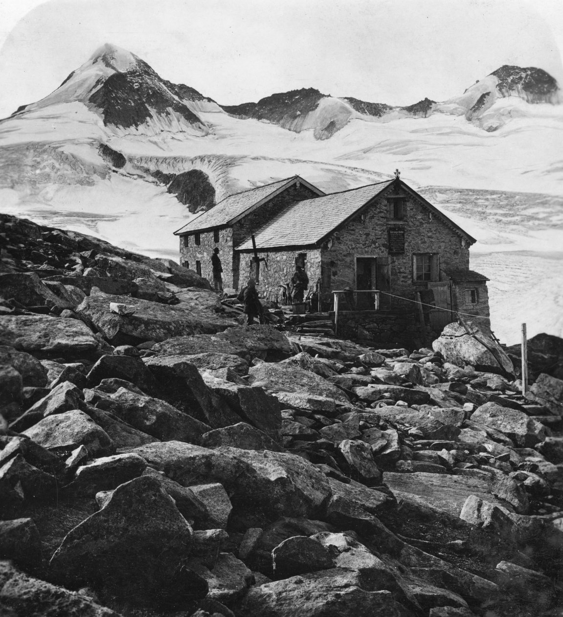 Kissinger Hut, Hohe Tauern, Østerrike, ca 1900-tallet. av Wurthle and Sons
