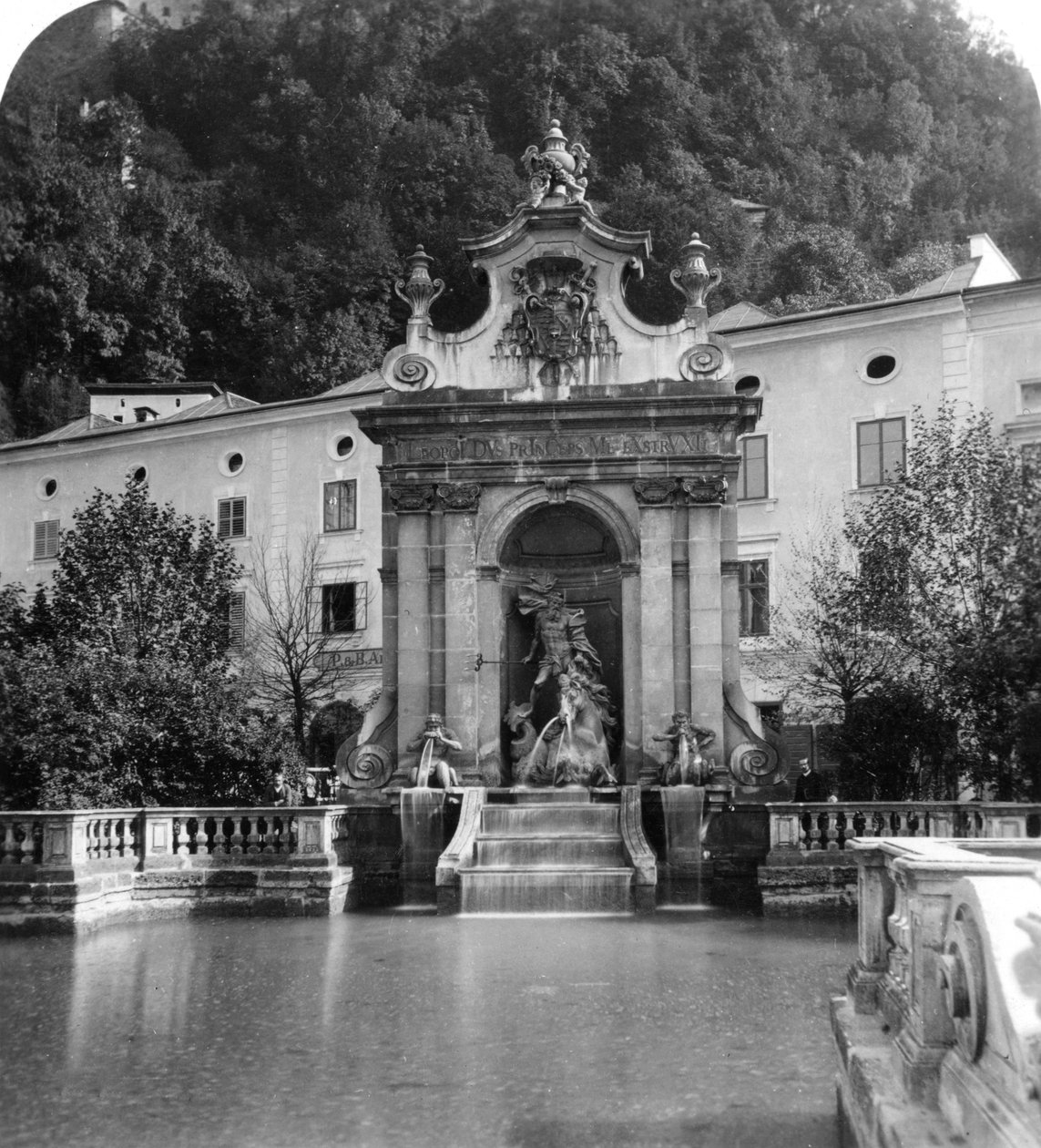 Hestedam, Salzburg, Østerrike, c1900. av Wurthle and Sons