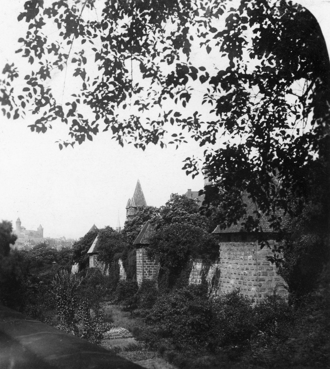 Stadtgraben, Bayern, Tyskland, ca 1900-tallet. av Wurthle and Sons
