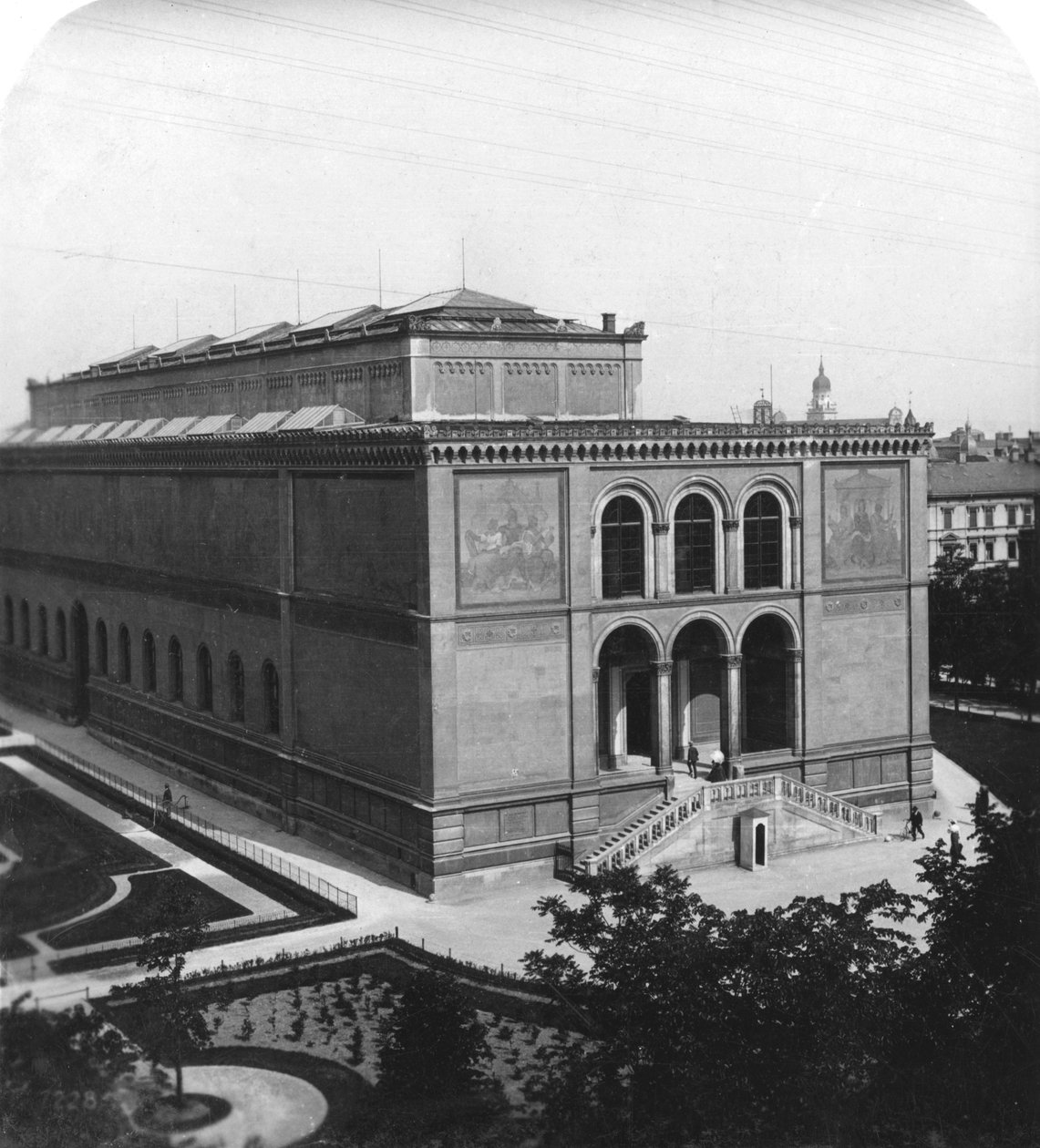 Neue Pinakothek, München, Tyskland, ca 1900. av Wurthle and Sons
