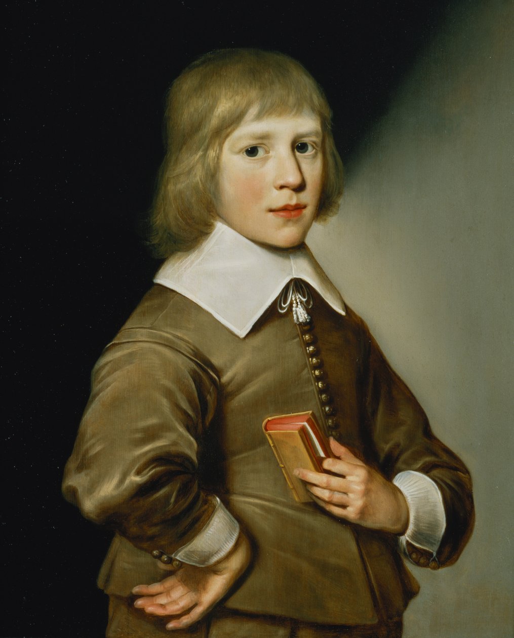 Portrett av en gutt av Wybrand Simonsz. de Geest