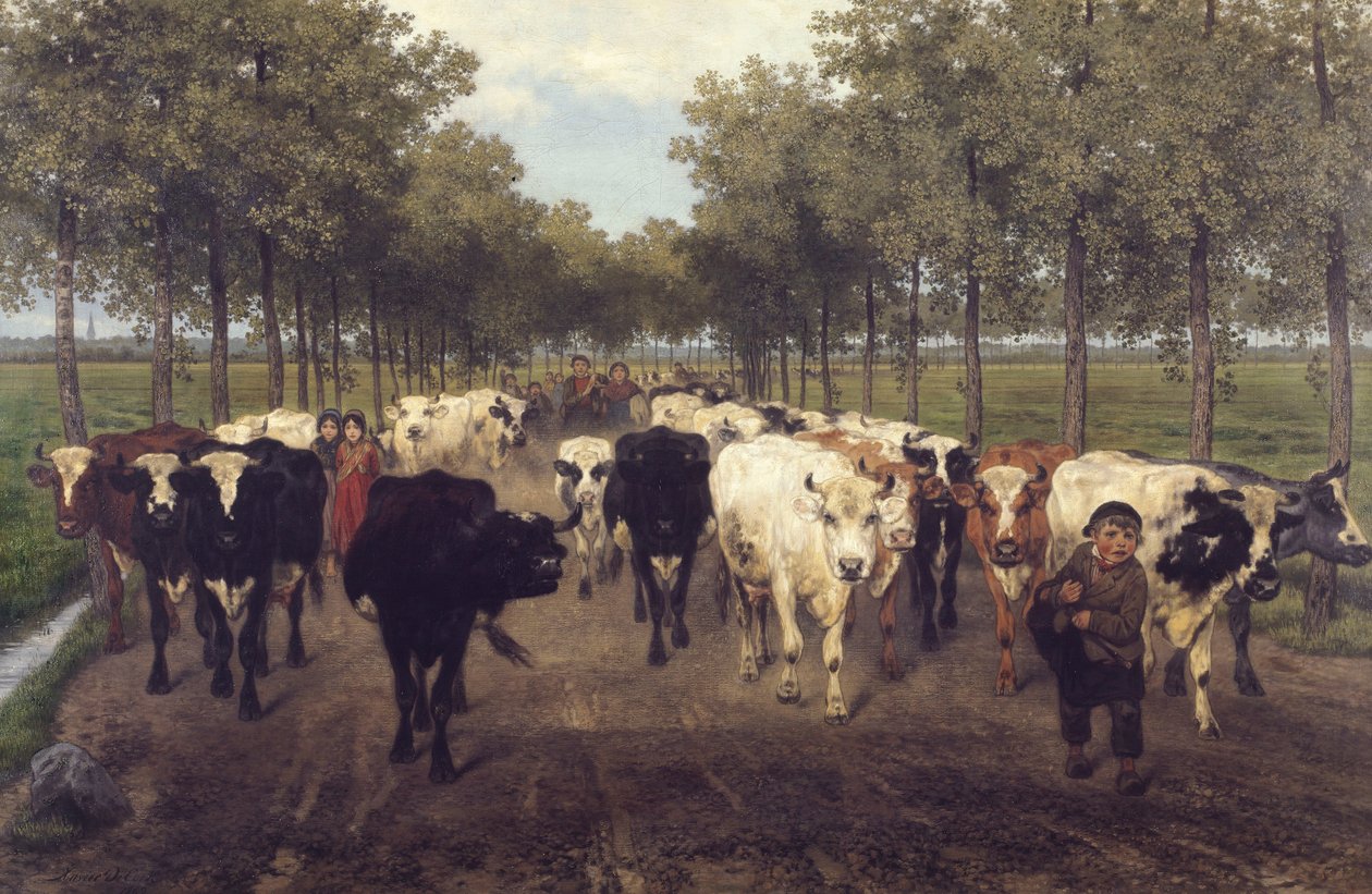 Meersstraat i Gent av Xavier de Cock