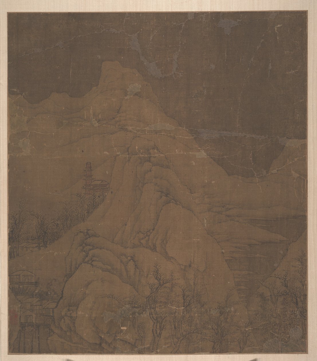 Snødekte fjell, ca. 1000. av Xu Daoning