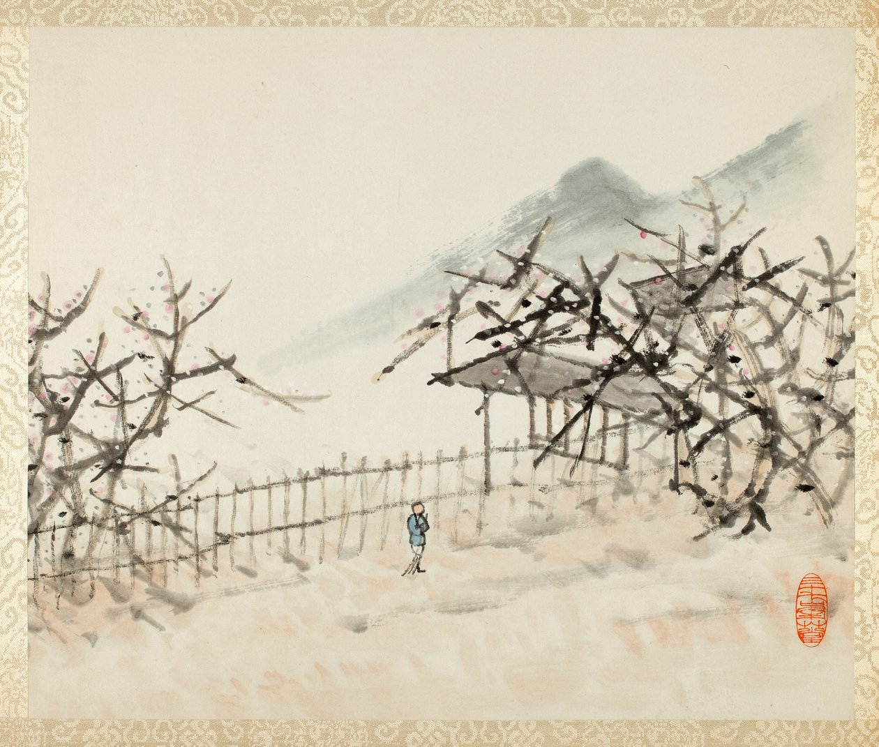 Landskap for Liu Songfu Landscape Album av Xugu