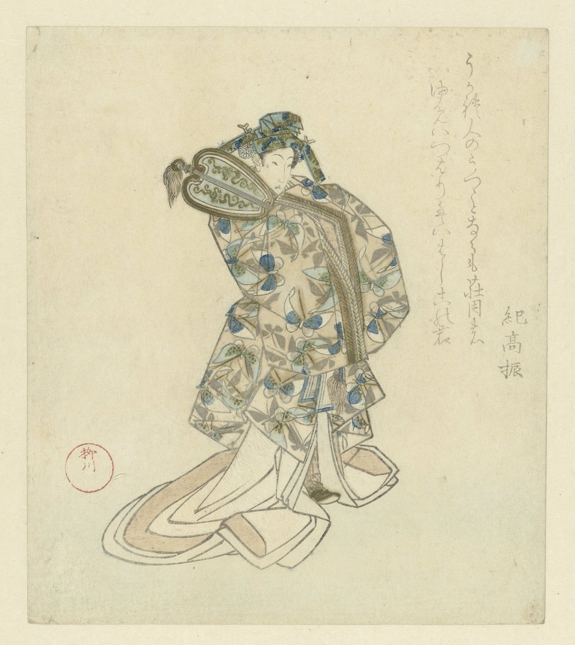 Danseren av Yanagawa Shigenobu (I)