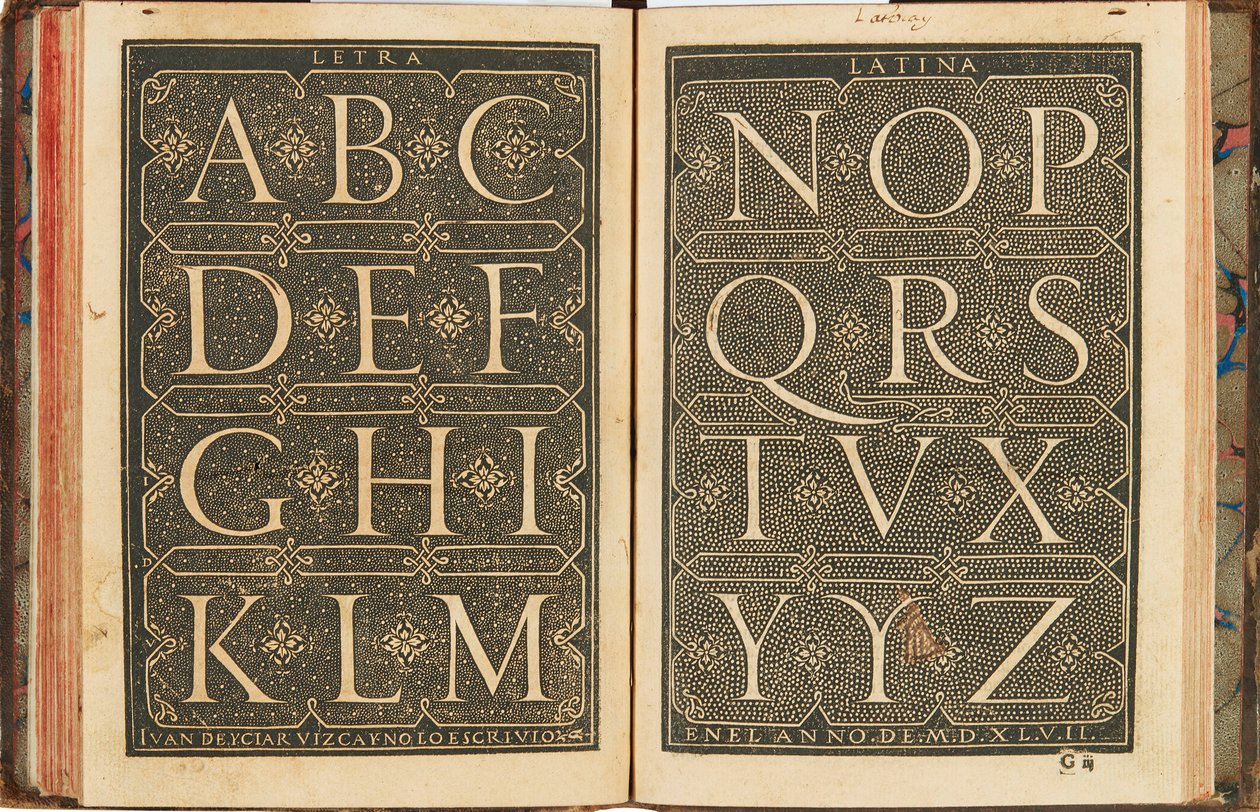 Samling subtilissima, med tittelen Orthographia pratica, 1548. av Yciar