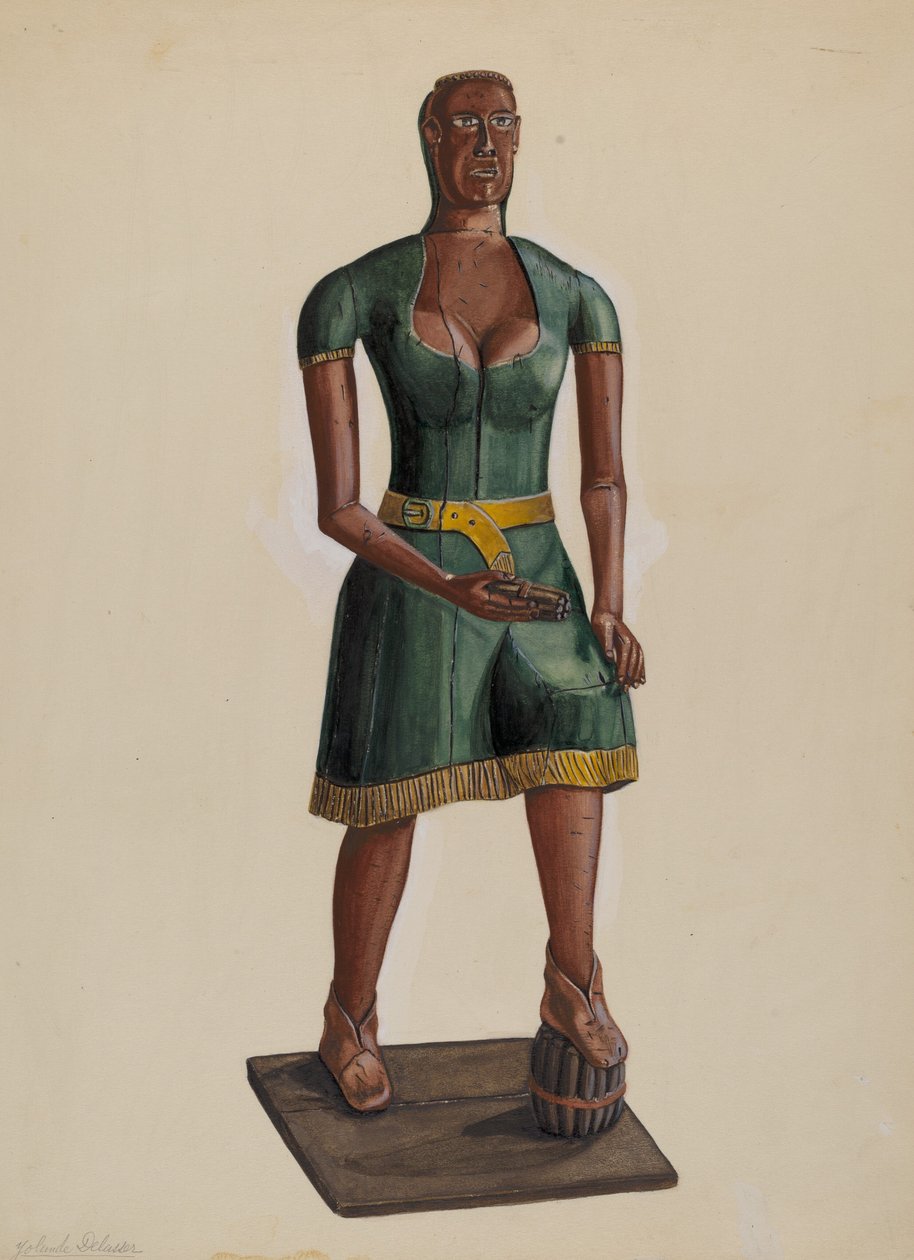 Sigarbutikk indisk, 19351942. av Yolande Delasser
