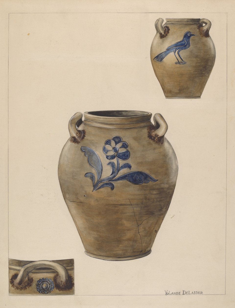 Crock, c. 1936. av Yolande Delasser