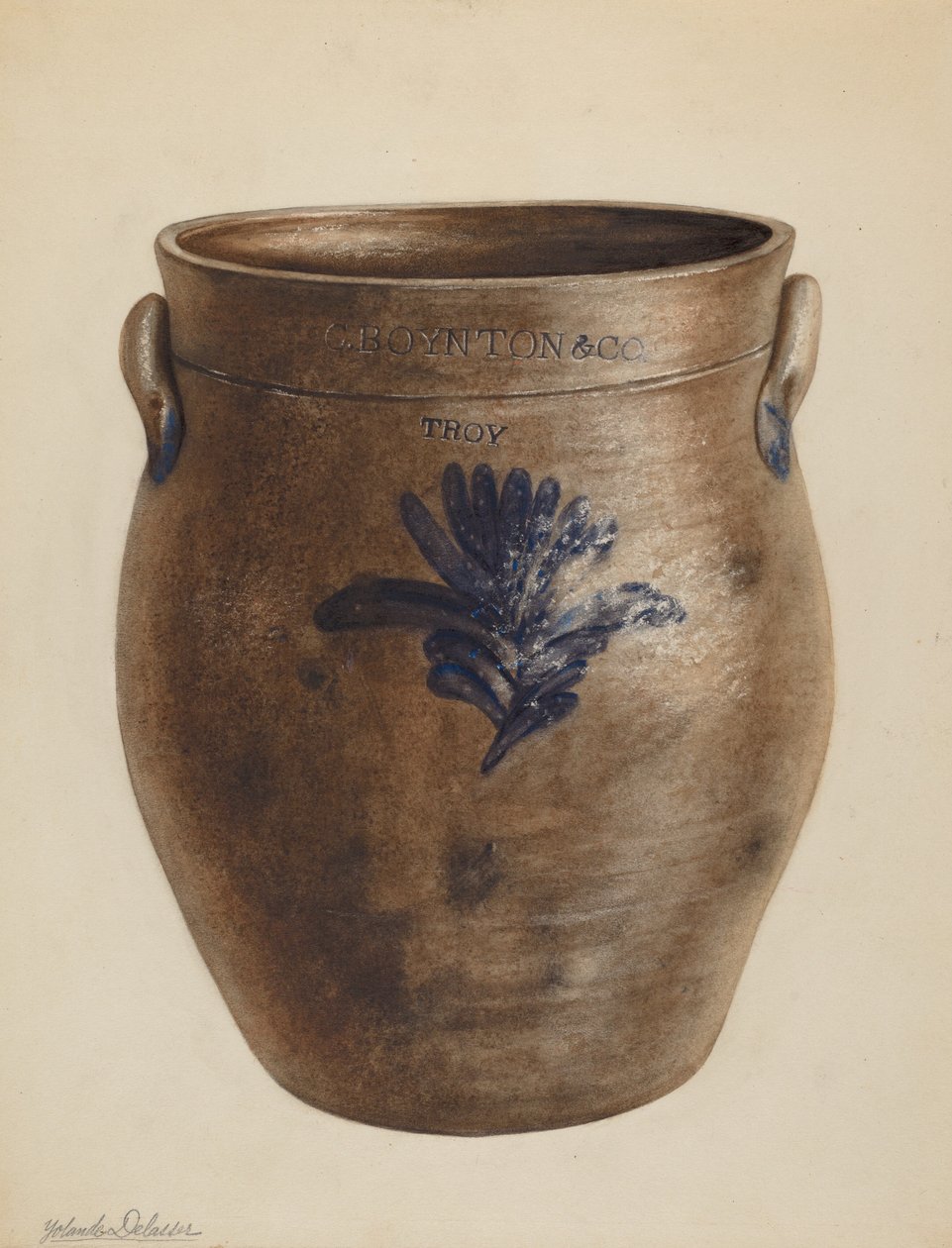 Crock, c. 1937. av Yolande Delasser