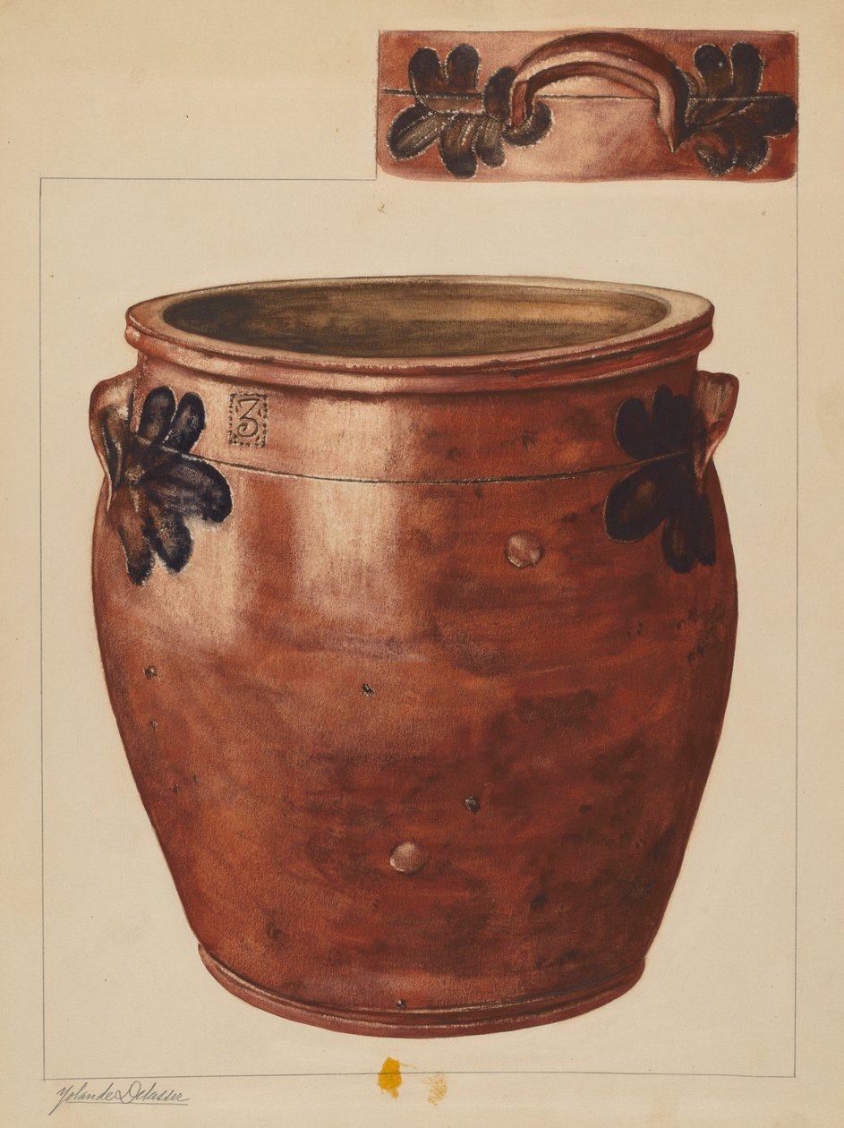 Crock, c. 1937. av Yolande Delasser