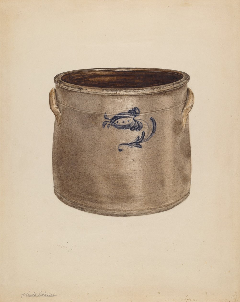 Crock, sannsynligvis 19371938. av Yolande Delasser