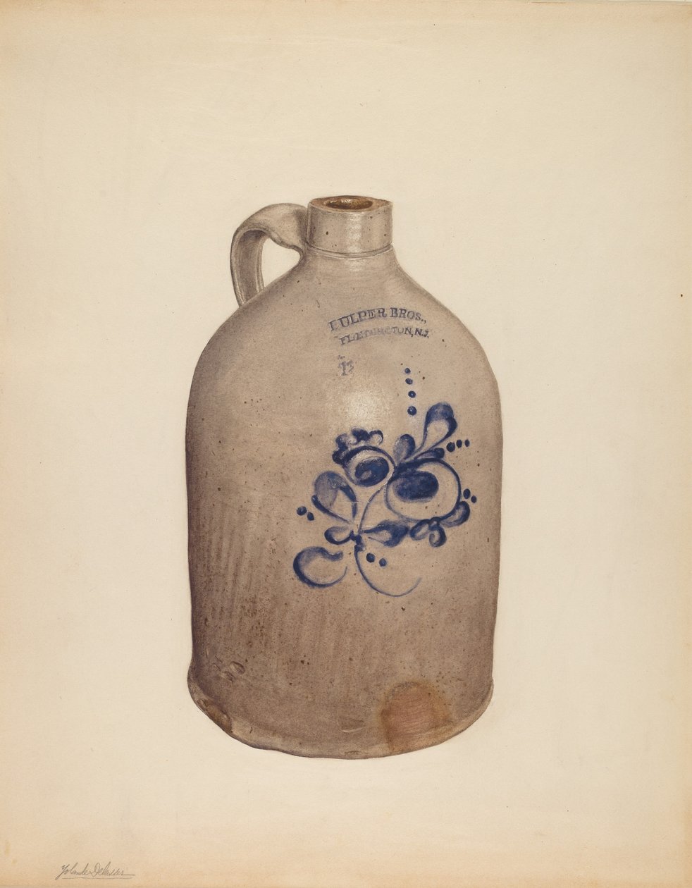 Kanne, c. 1938. av Yolande Delasser