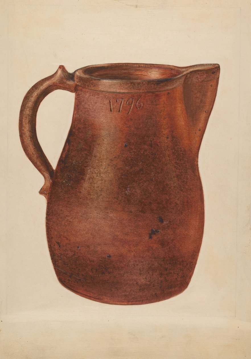 Pitcher, c. 1936. av Yolande Delasser