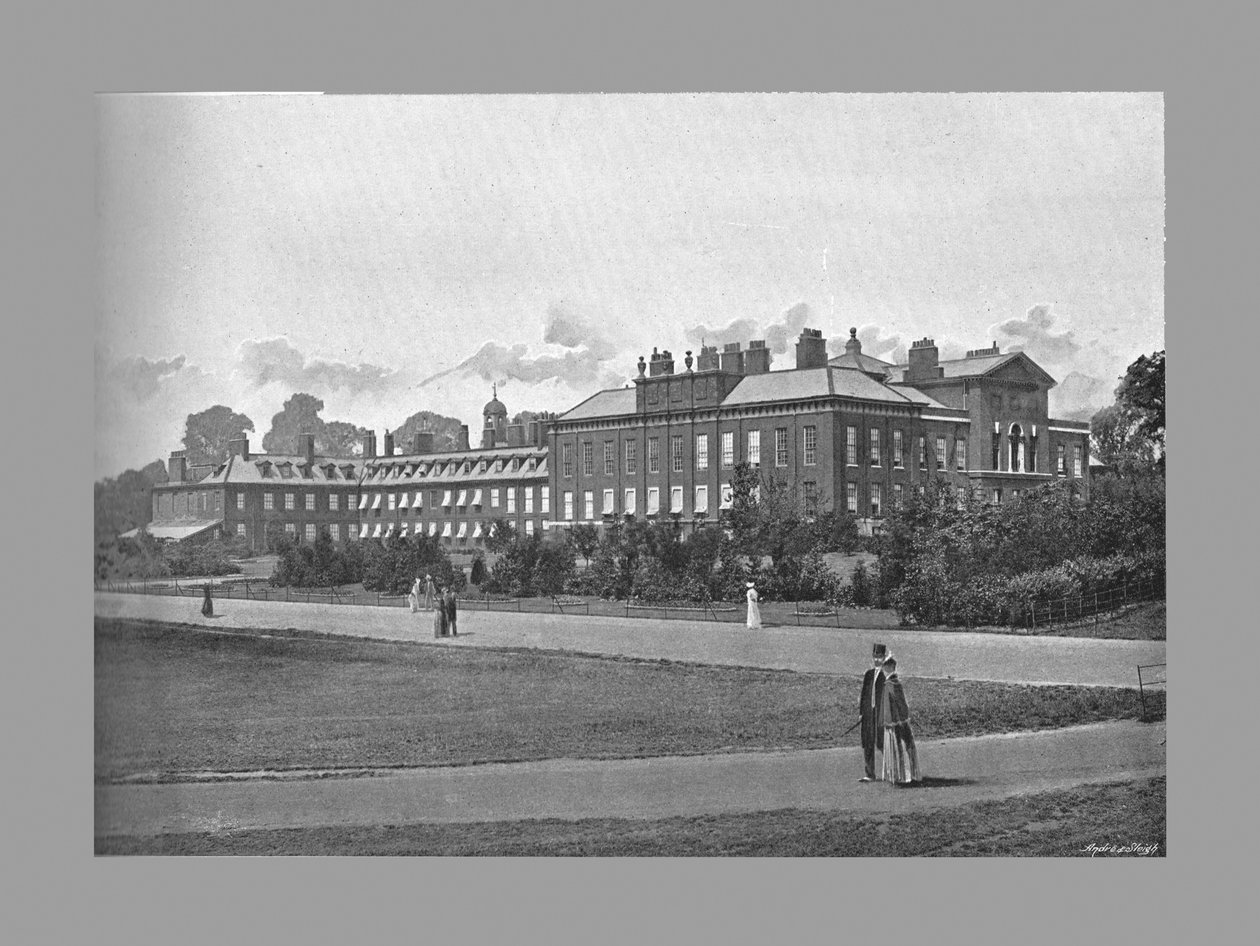 Kensington Palace, London, ca 1900. av York and Son
