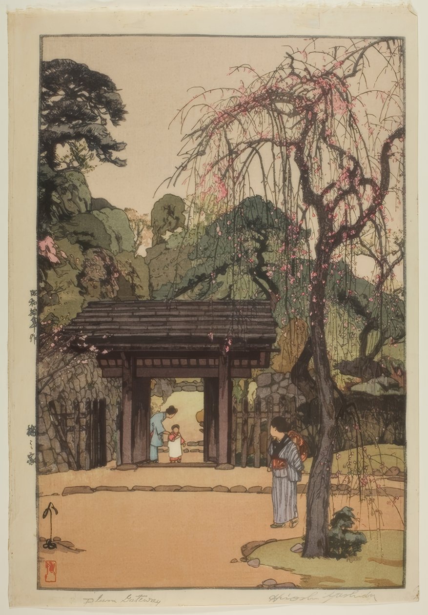 Plum Gateway av Yoshida Hiroshi