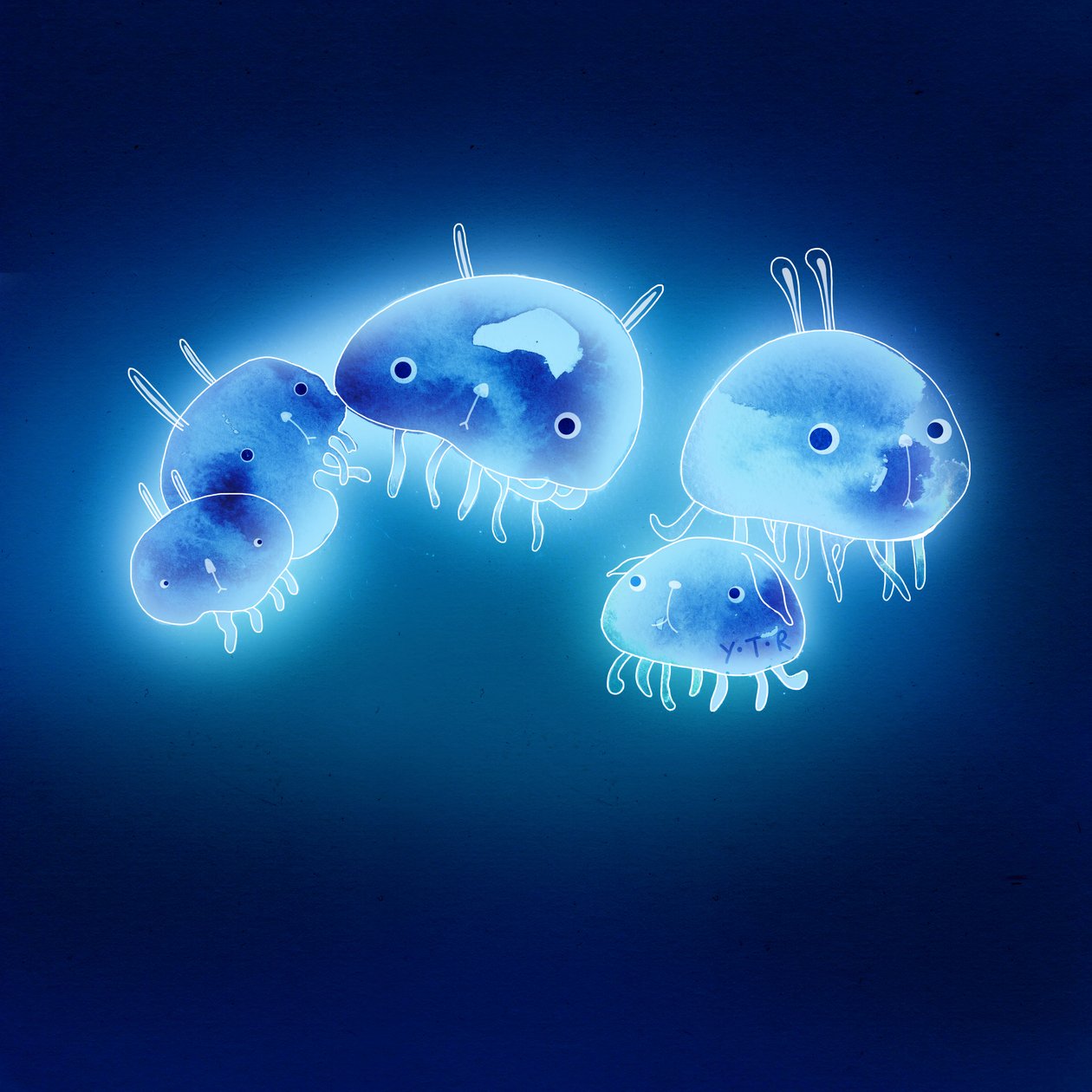 Jelly fish, 2013 (mix media) av Yoyo Zhao