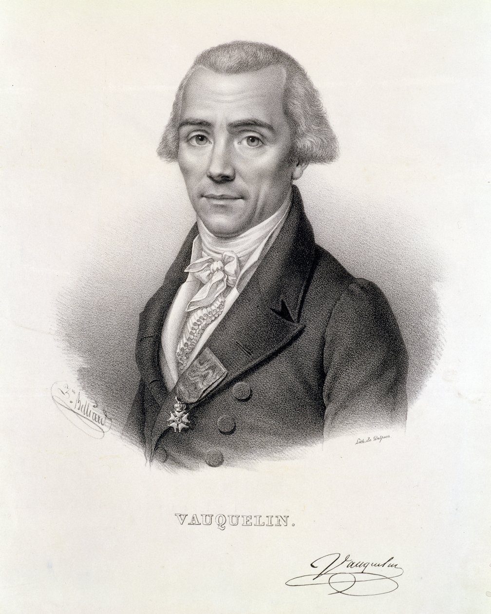 Louis Nicolas Vauquelin (1763-1829) gravert av Delpech av Z. Belliari