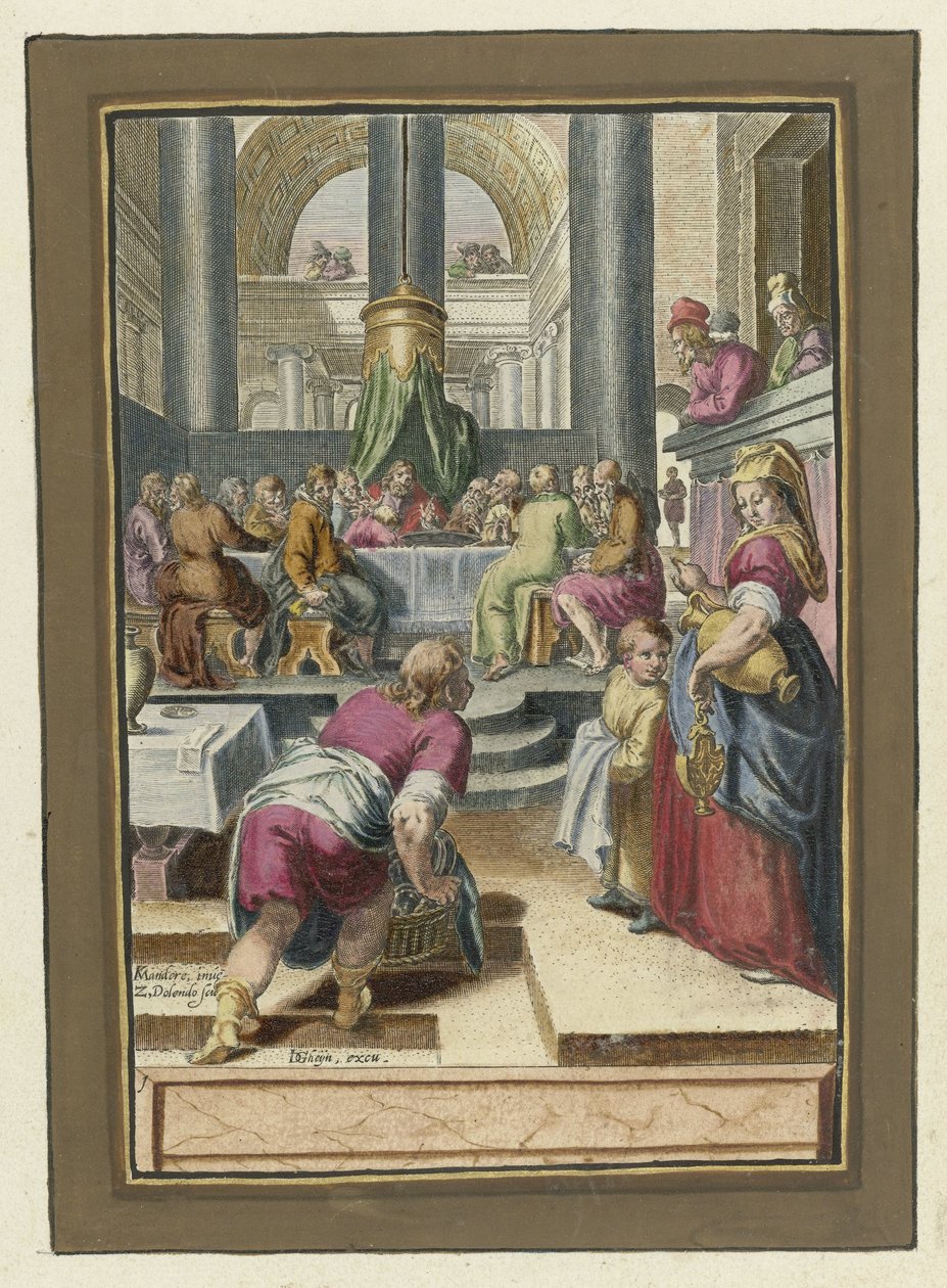 Siste måltid Passion of Christ (serietittel) av Zacharias Dolendo